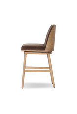Camden Swivel Counter Stool in Surrey Mink