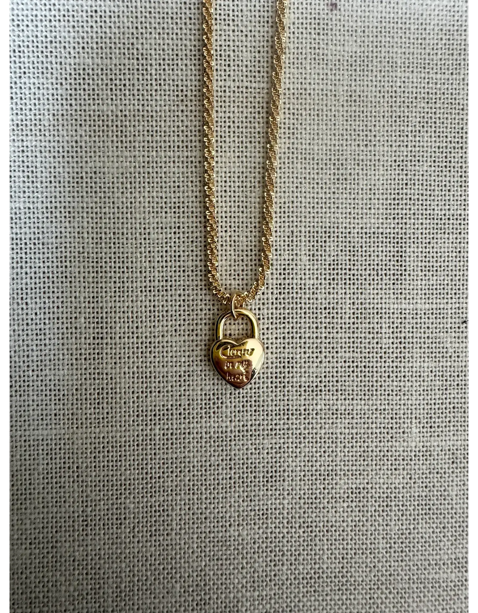 Serpentine Chain + Forever In My Heart Charm