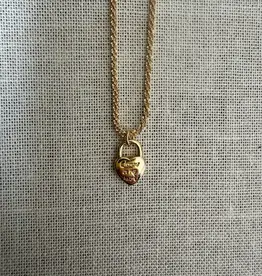Serpentine Chain + Forever In My Heart Charm