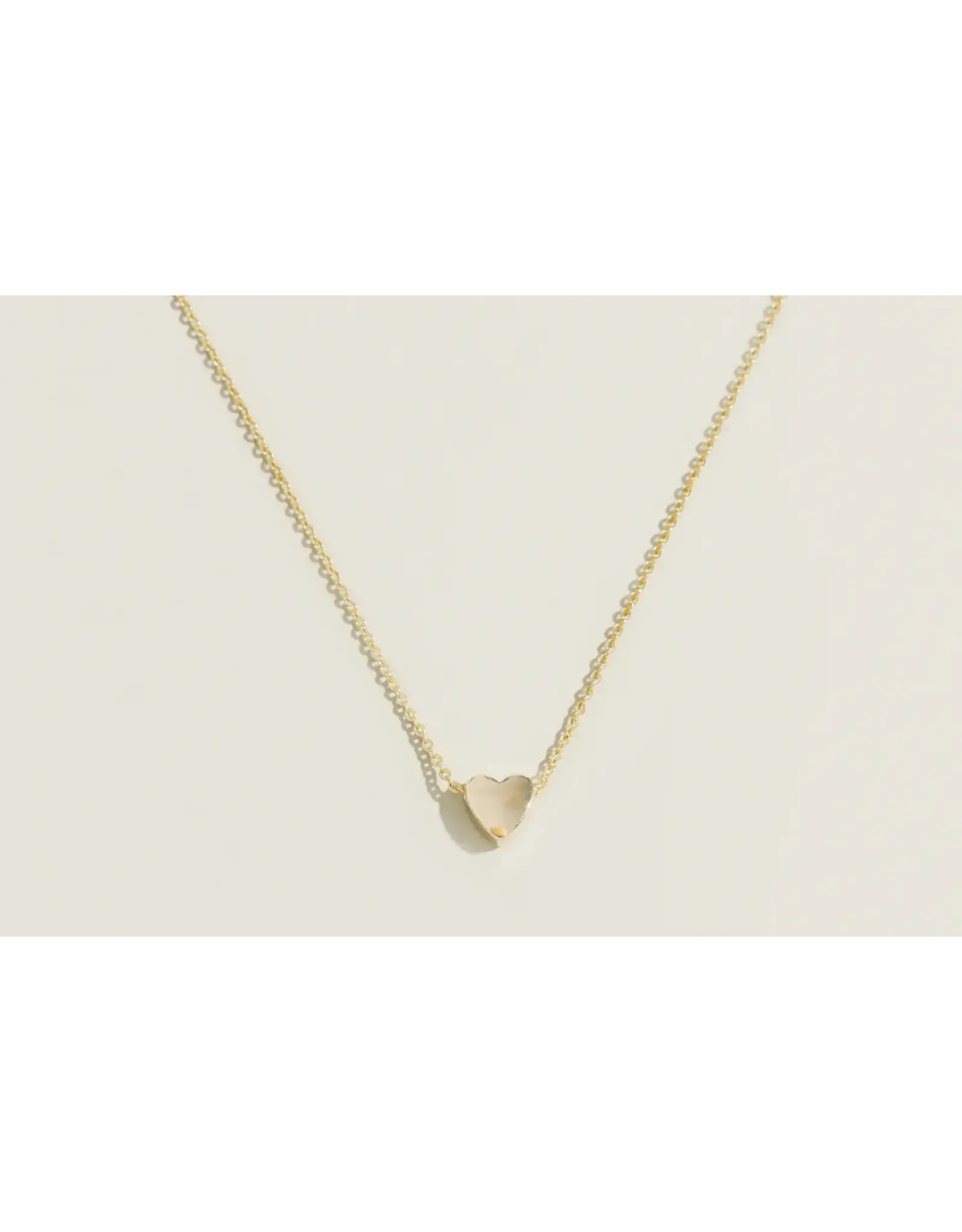 Solid Heart Necklace