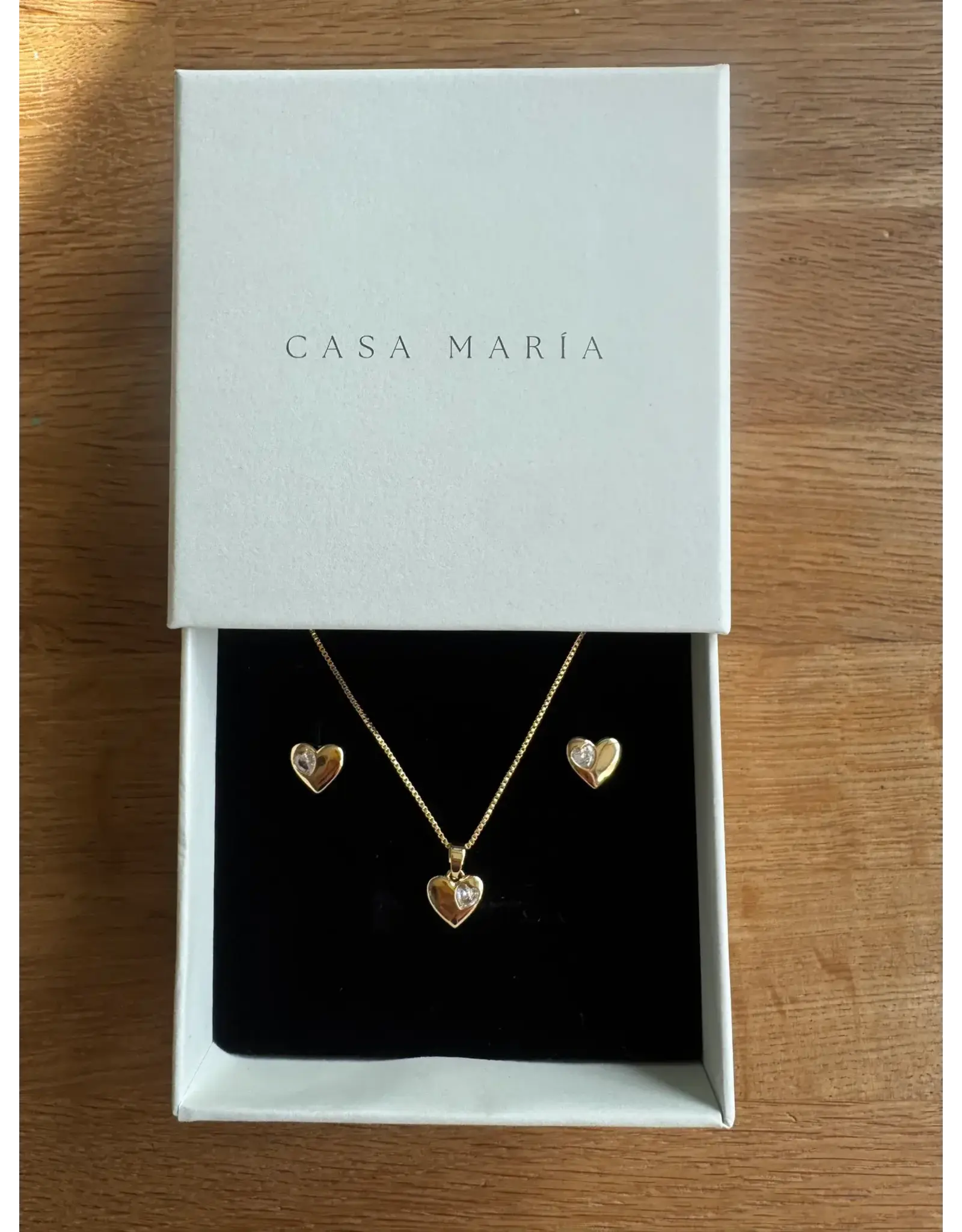 Heart Cz Set