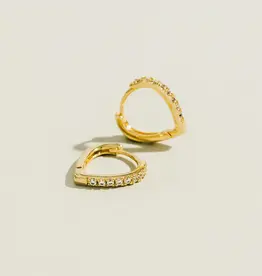 Drop Zirconia Hoops