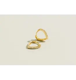 Drop Zirconia Hoops