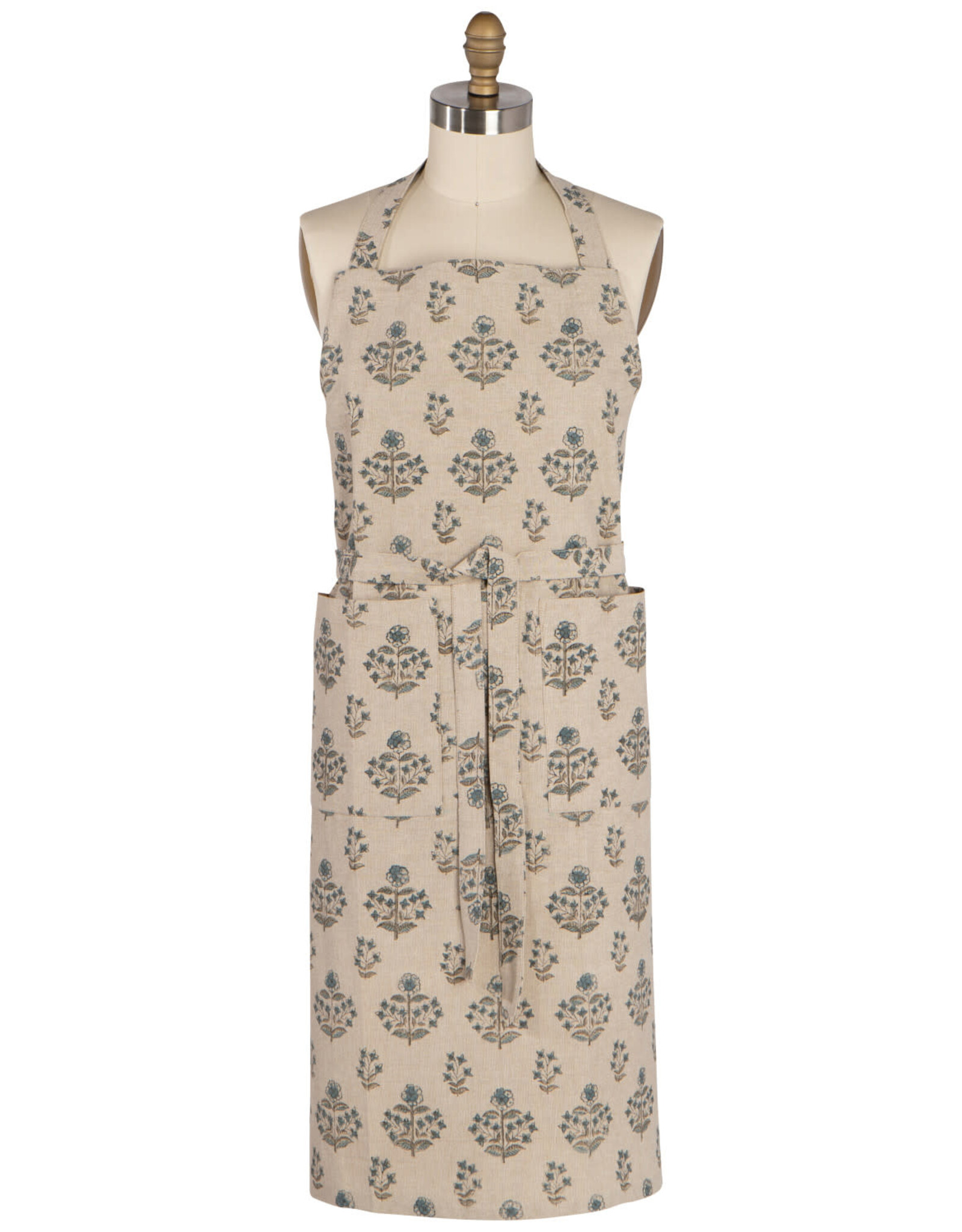 Salvia Block Print Apron