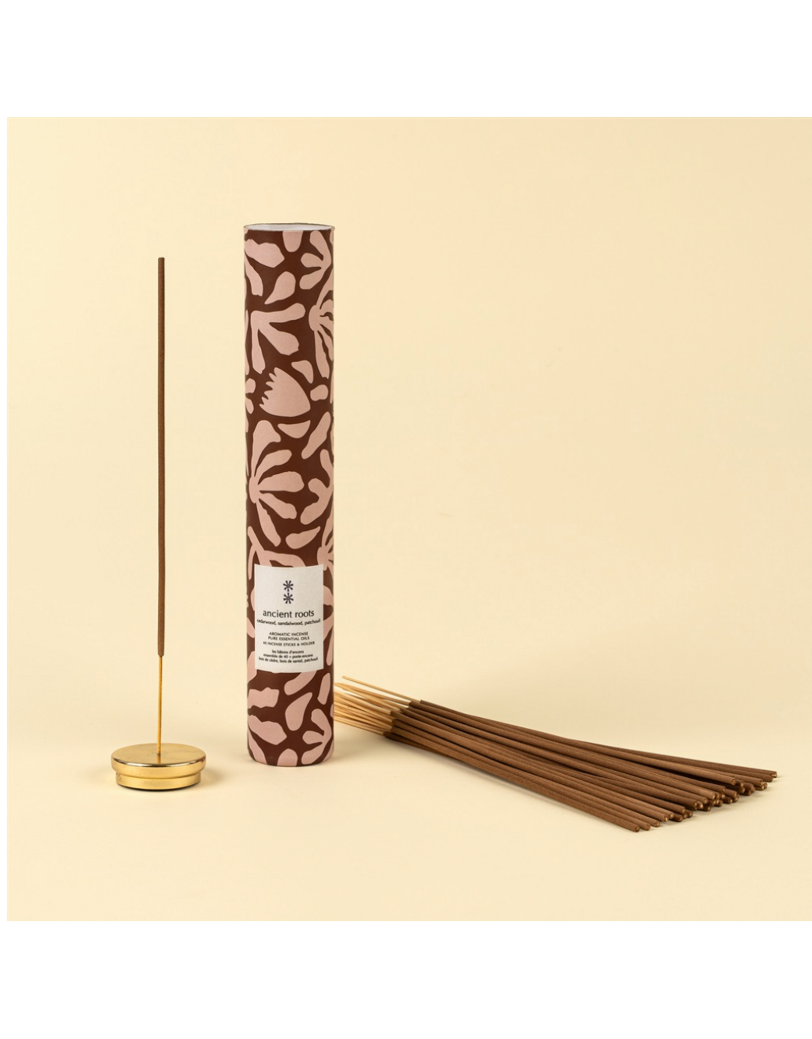 Ancient Roots Incense Set/30 Sticks + Holder