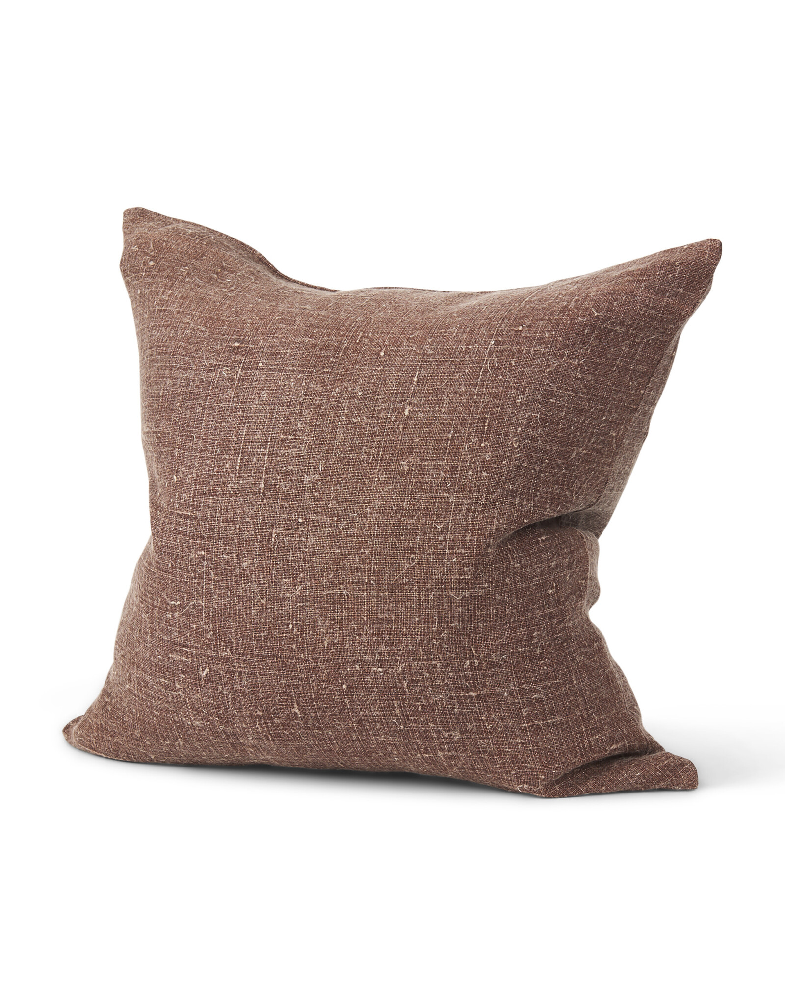 Jack Linen Pillow - Brown, 22x22