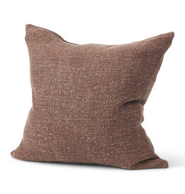 Jack Brown Linen Square Decorative Pillow Cover