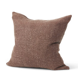 Jack Linen Pillow - Brown, 22x22