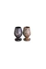 Brown Soapstone Shot Glasses Set of 6