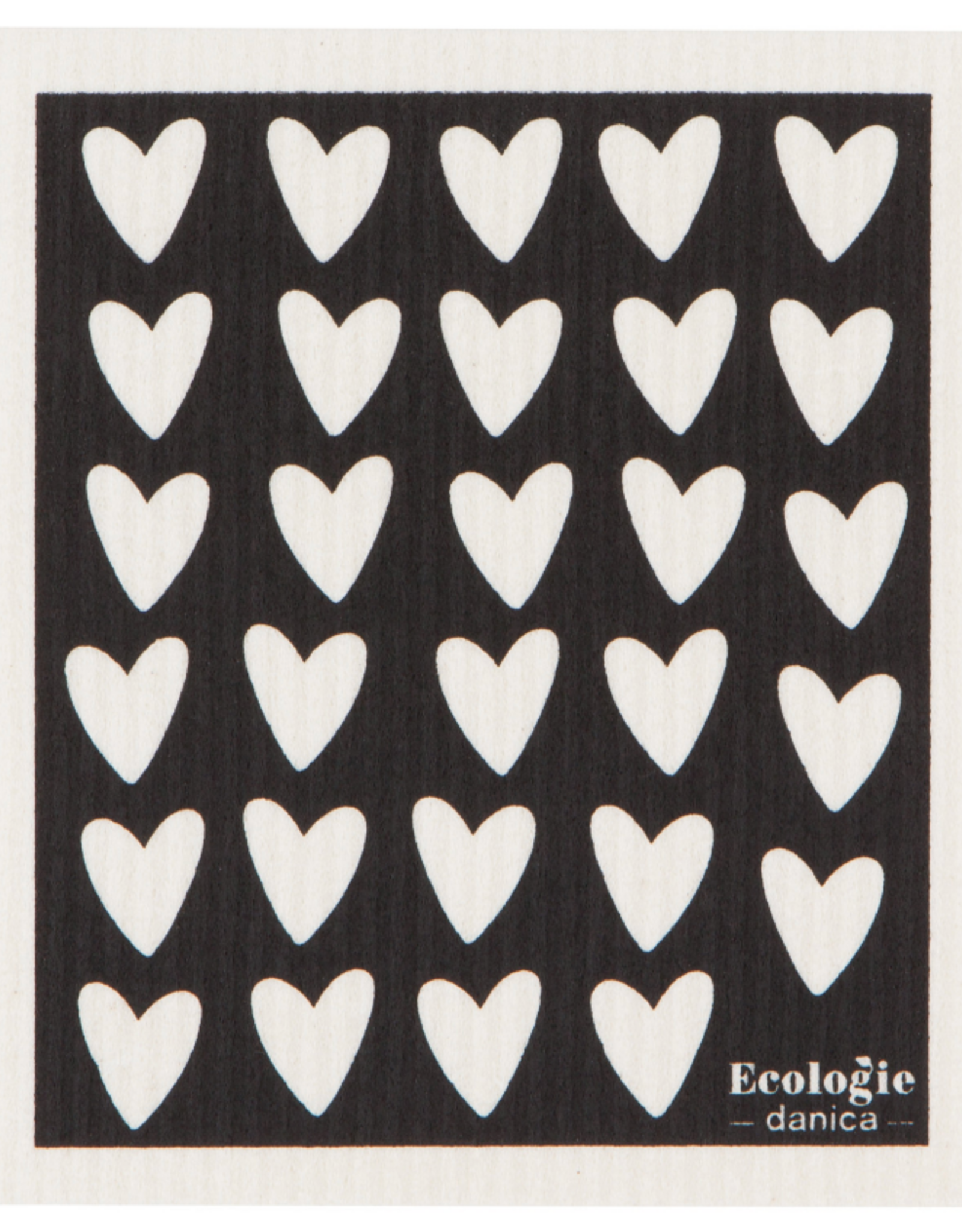 Dishcloth Swedish Hearts