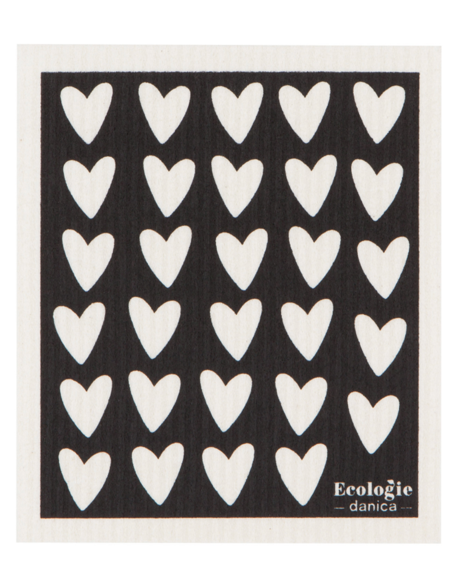 Dishcloth Swedish Hearts
