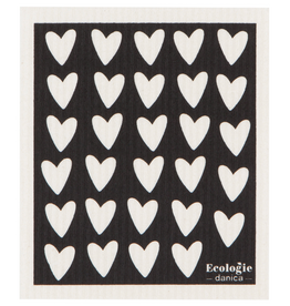 Dishcloth Swedish Hearts