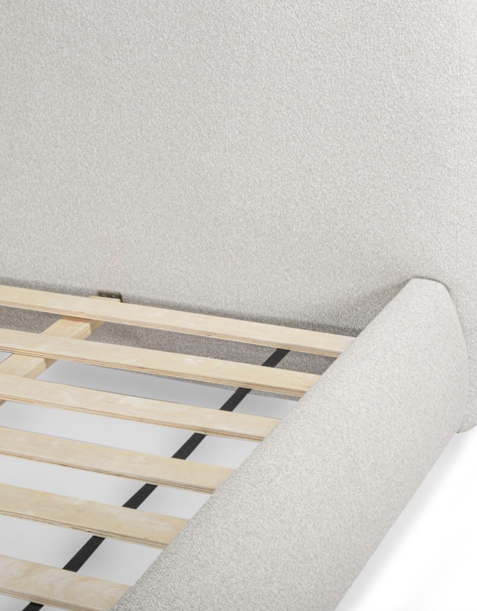 Fox King Bed in Cream