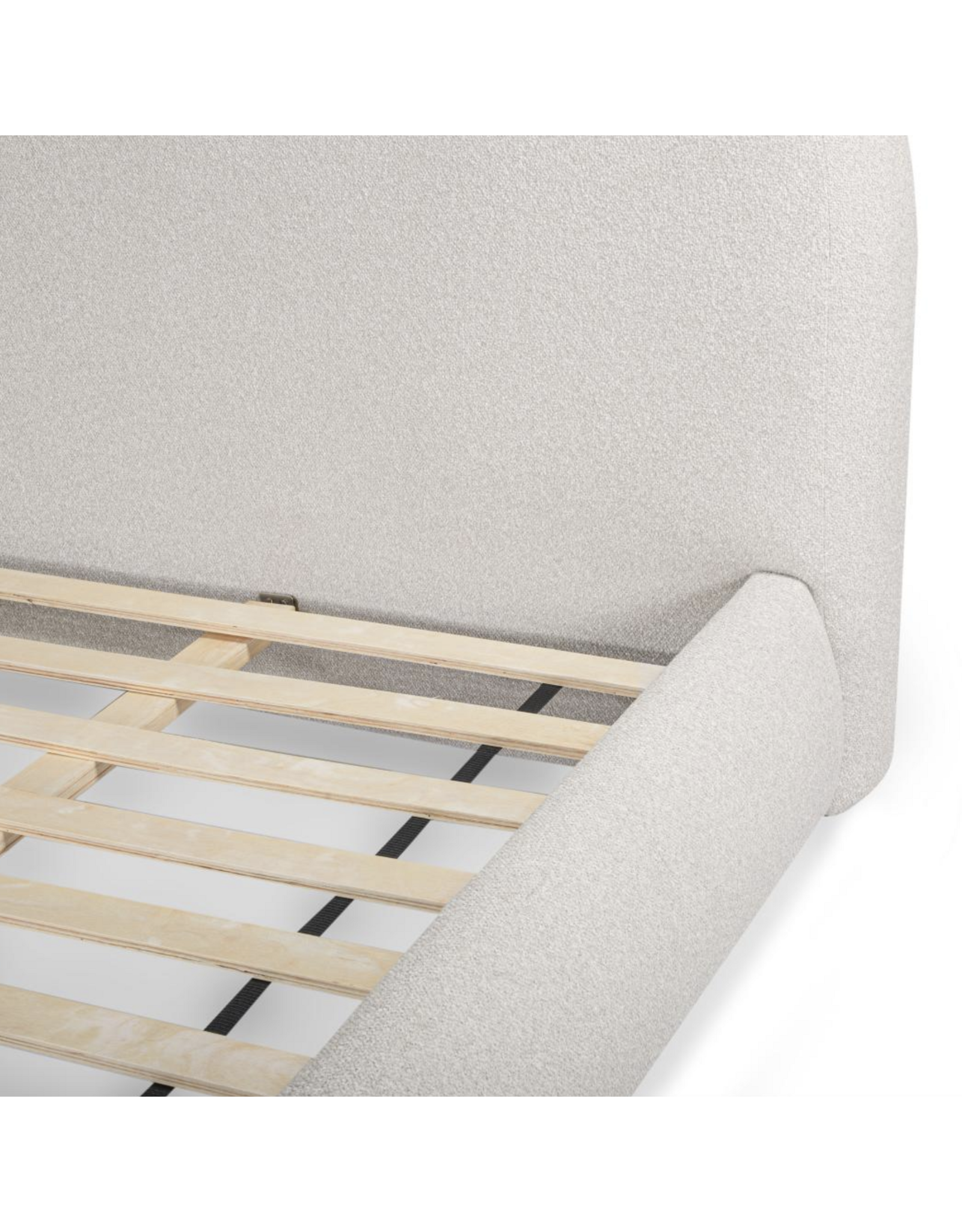 Fox King Bed in Cream