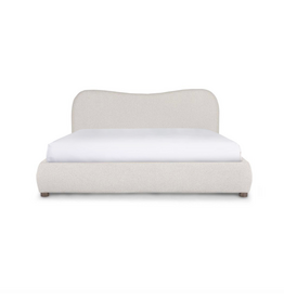 Fox King Bed in Cream