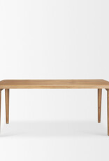 Suvan Light Brown Oak Dining Table - 72"