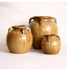 Chevalier Glazed Vase With Handles, Small