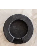 Charcoal Marble Round Spoon Rest