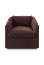 Topanga Swivel Chair, Laughlin Plum