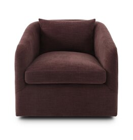 Topanga Swivel Chair, Laughlin Plum