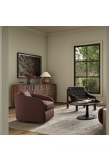 Topanga Swivel Chair, Laughlin Plum