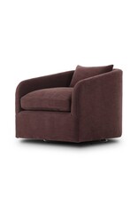 Topanga Swivel Chair, Laughlin Plum