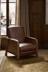 Janek Leather Recliner,  Havana Brown