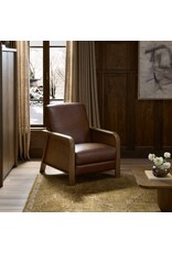 Janek Leather Recliner,  Havana Brown