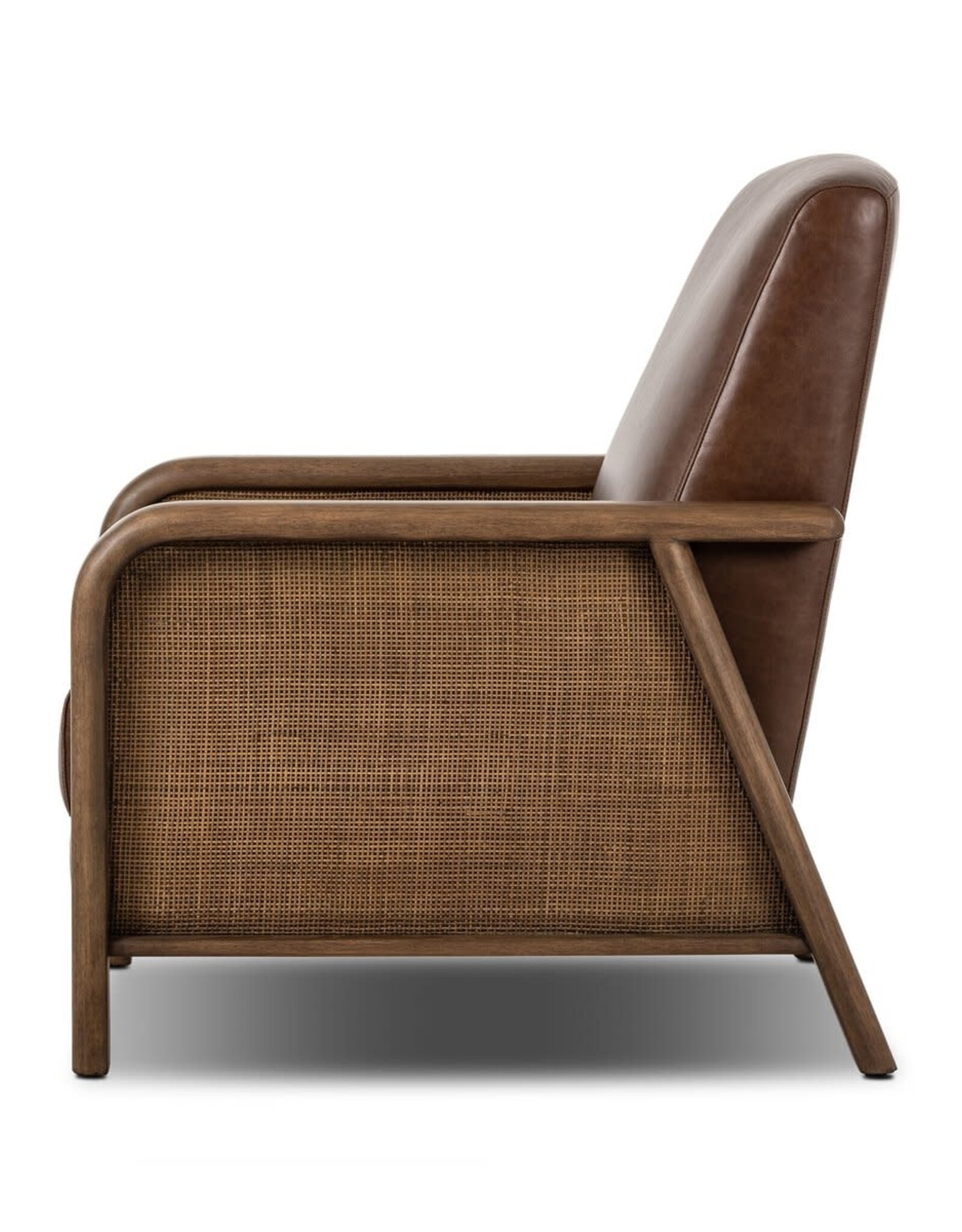 Janek Leather Recliner,  Havana Brown