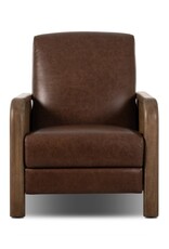 Janek Leather Recliner,  Havana Brown