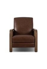 Janek Leather Recliner,  Havana Brown
