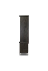 Alessio Bookcase, Smoked Black
