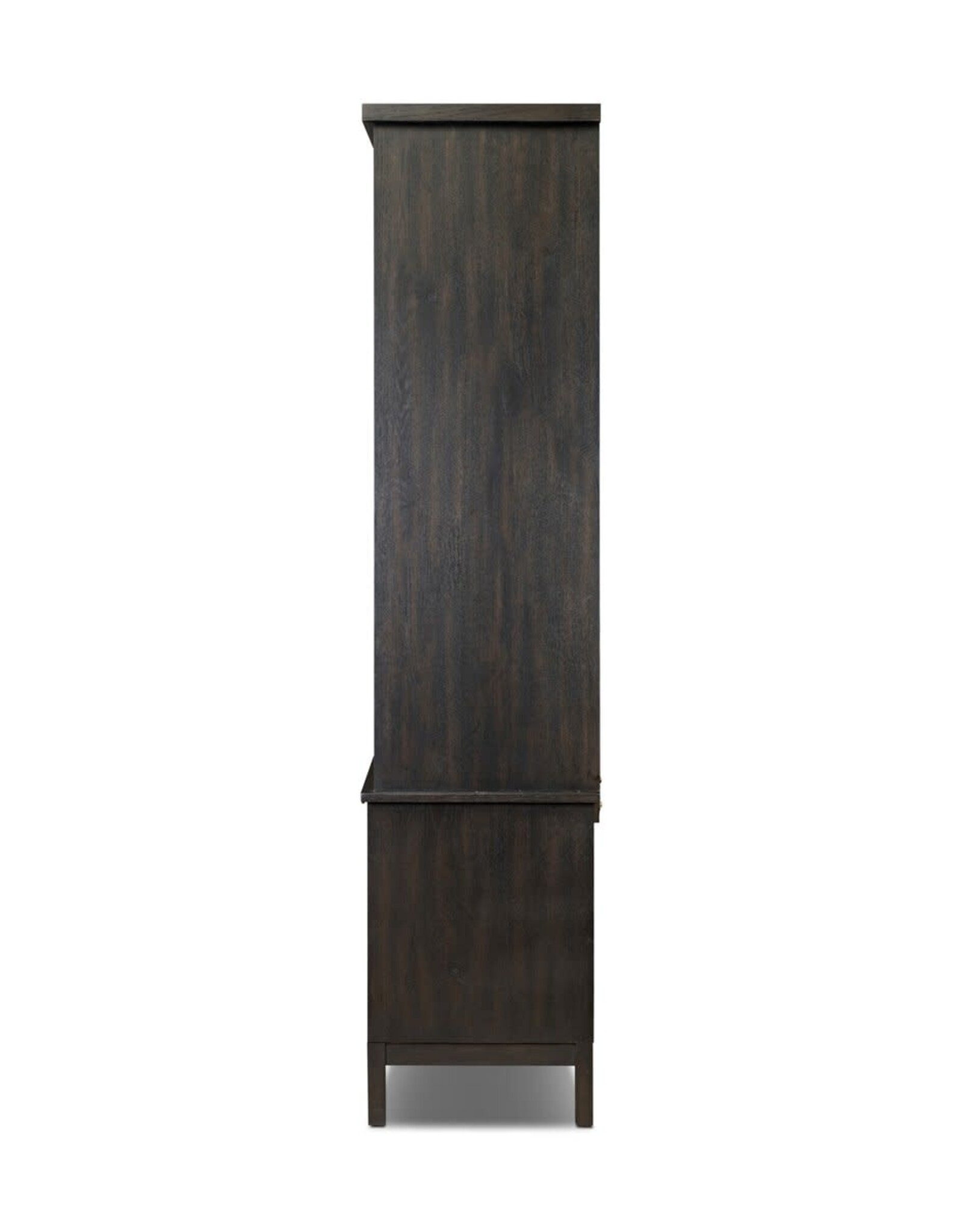 Alessio Bookcase, Smoked Black