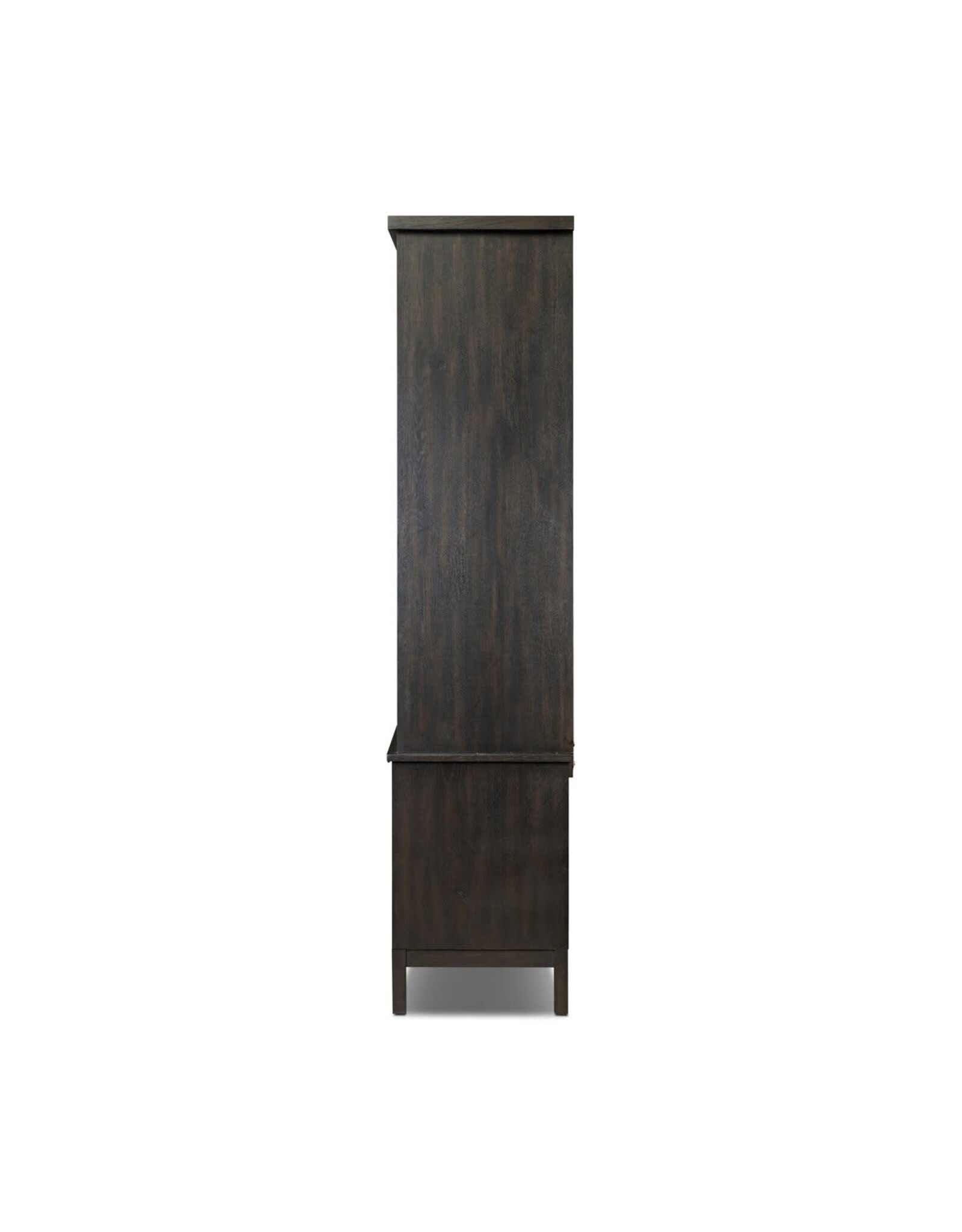 Alessio Bookcase, Smoked Black