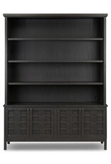 Alessio Bookcase, Smoked Black
