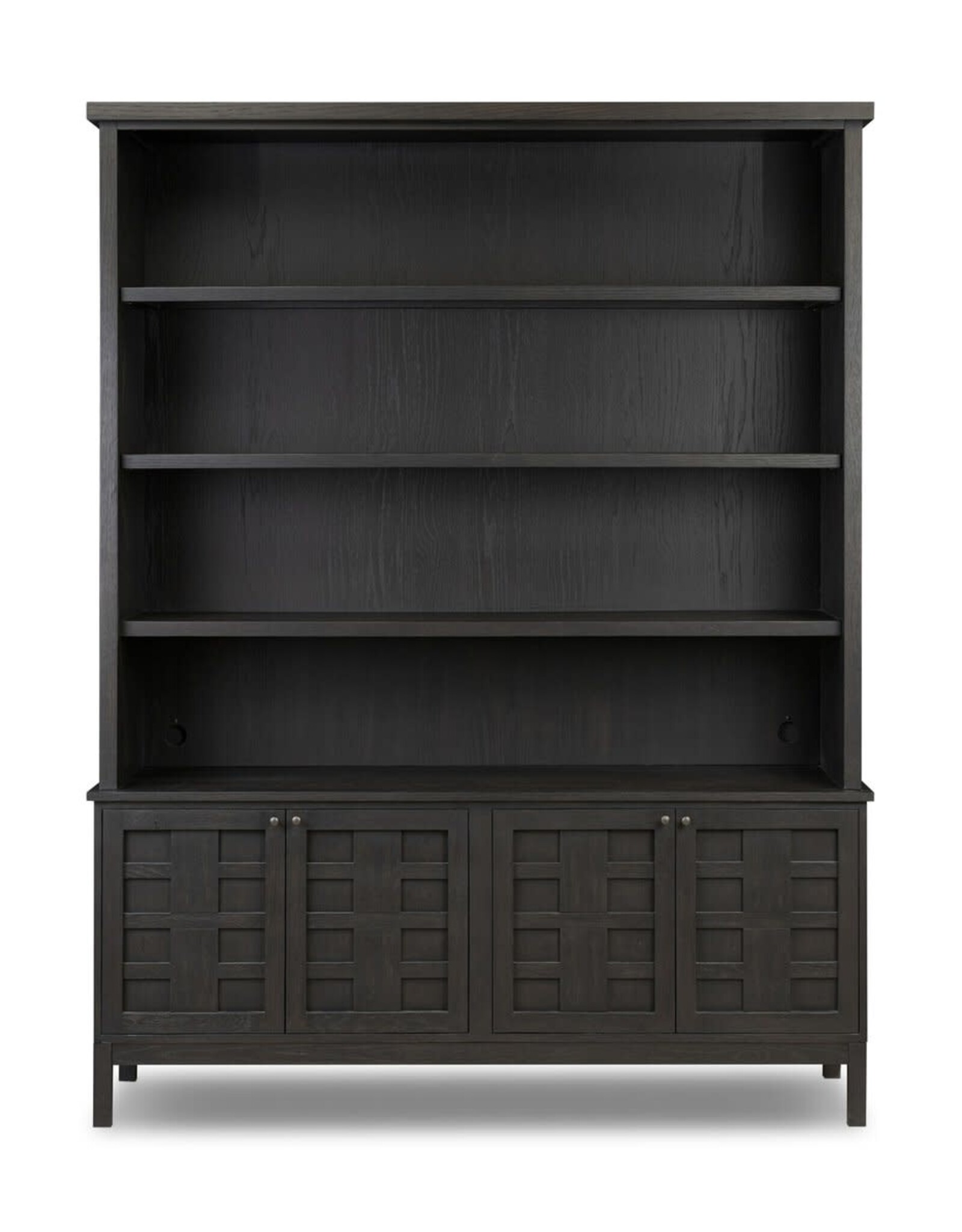 Alessio Bookcase, Smoked Black