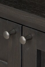 Alessio Bookcase, Smoked Black