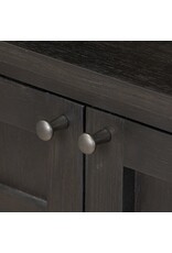 Alessio Bookcase, Smoked Black