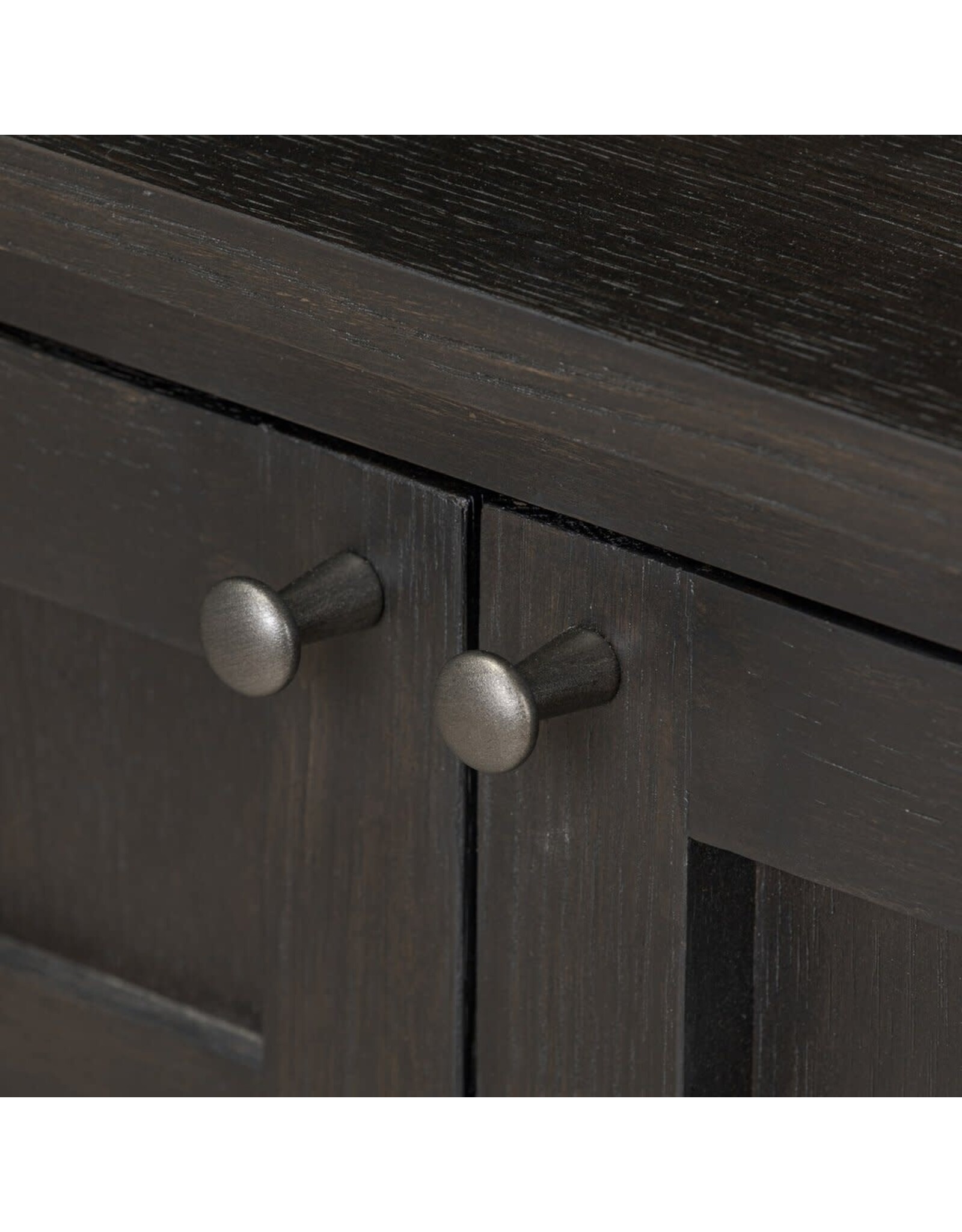 Alessio Bookcase, Smoked Black