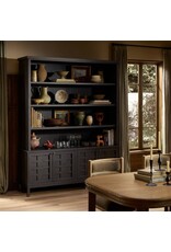 Alessio Bookcase, Smoked Black