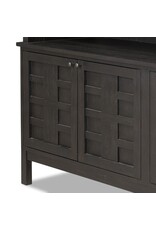 Alessio Bookcase, Smoked Black