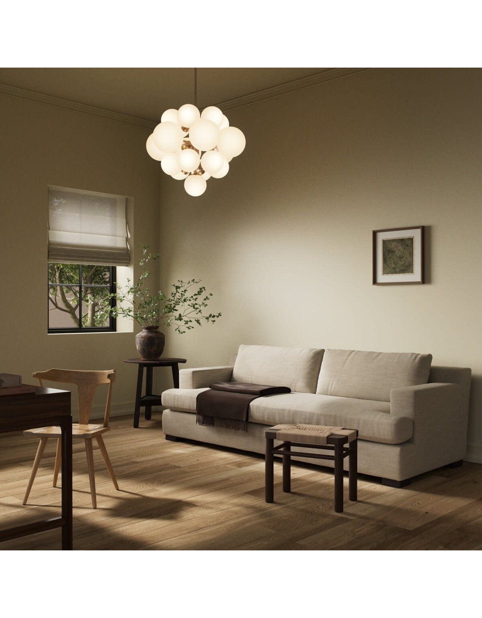 Crispin Sofa, Savoy Parchment  - 96"