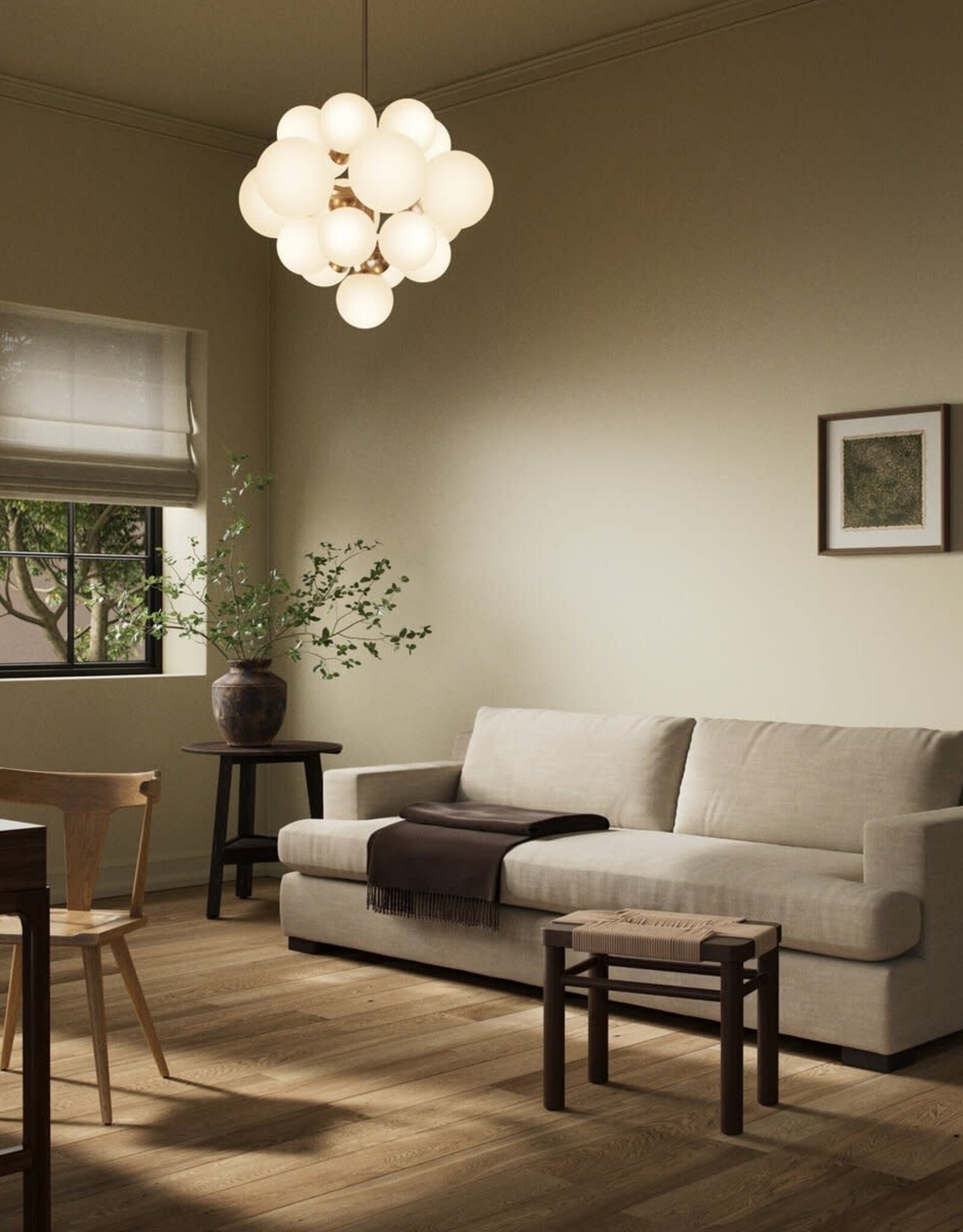 Crispin Sofa, Savoy Parchment  - 96"