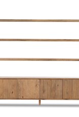 Orwin Wide Bookshelf, Worn Oak