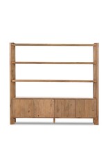 Orwin Wide Bookshelf, Worn Oak