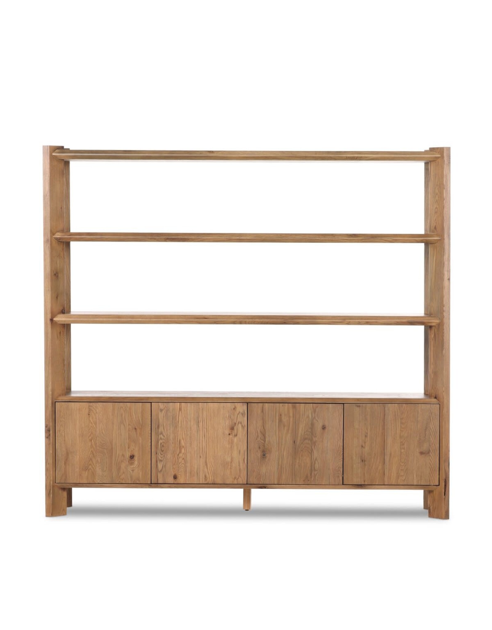 Orwin Wide Bookshelf, Worn Oak