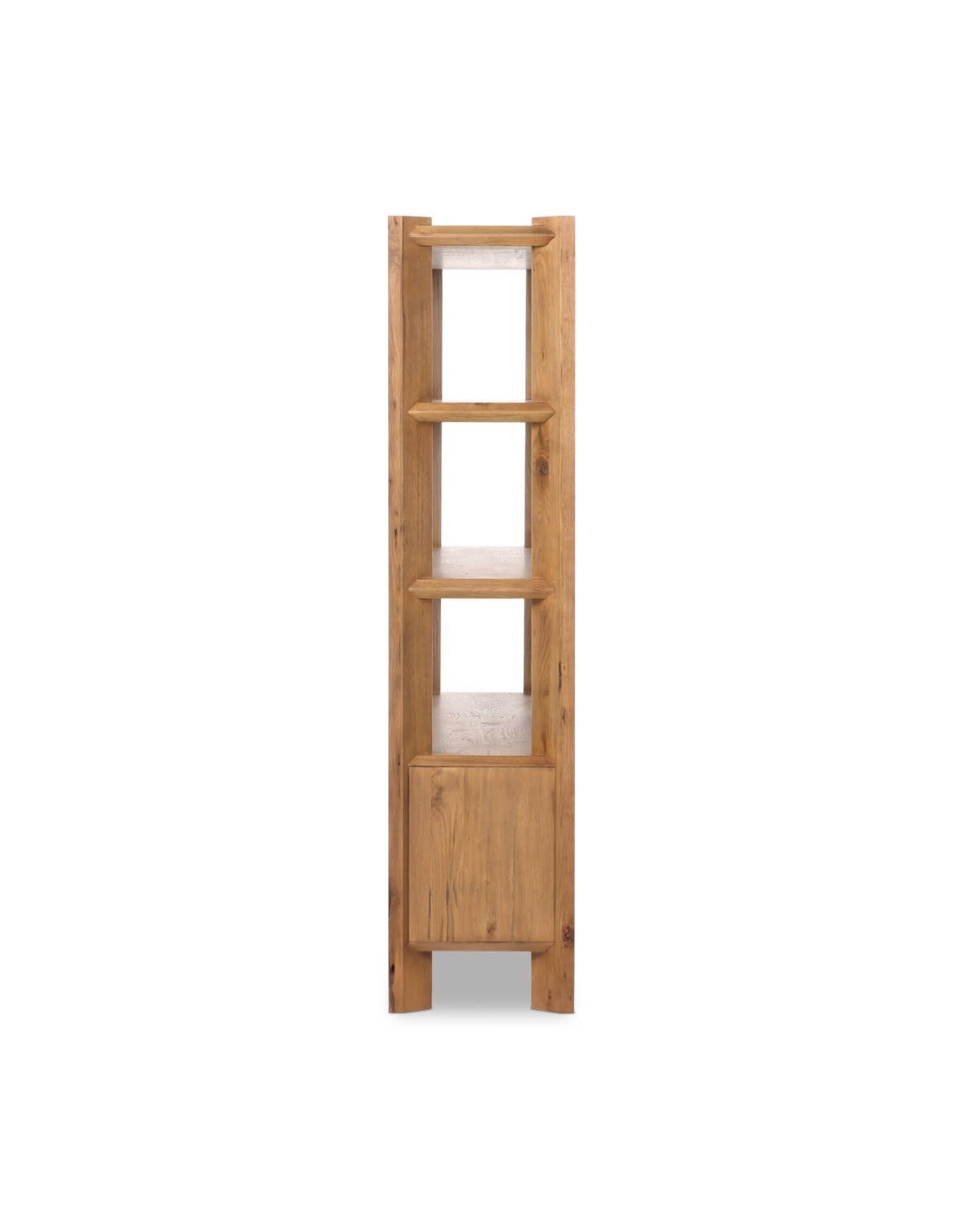 Orwin Wide Bookshelf, Worn Oak