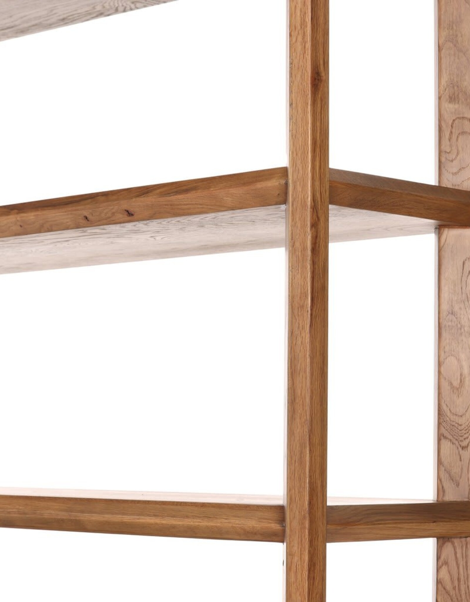 Orwin Wide Bookshelf, Worn Oak