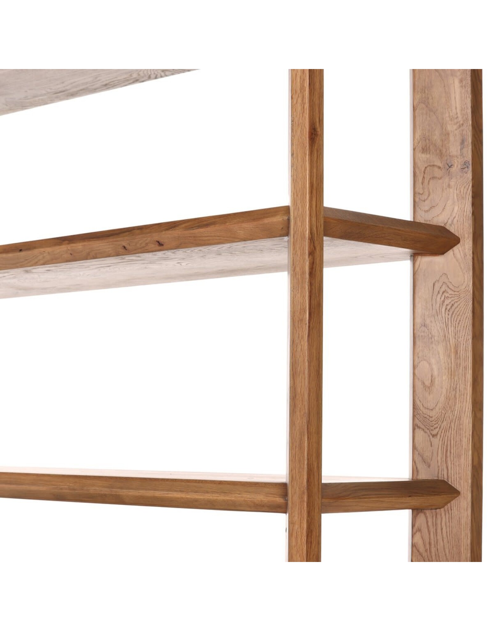 Orwin Wide Bookshelf, Worn Oak