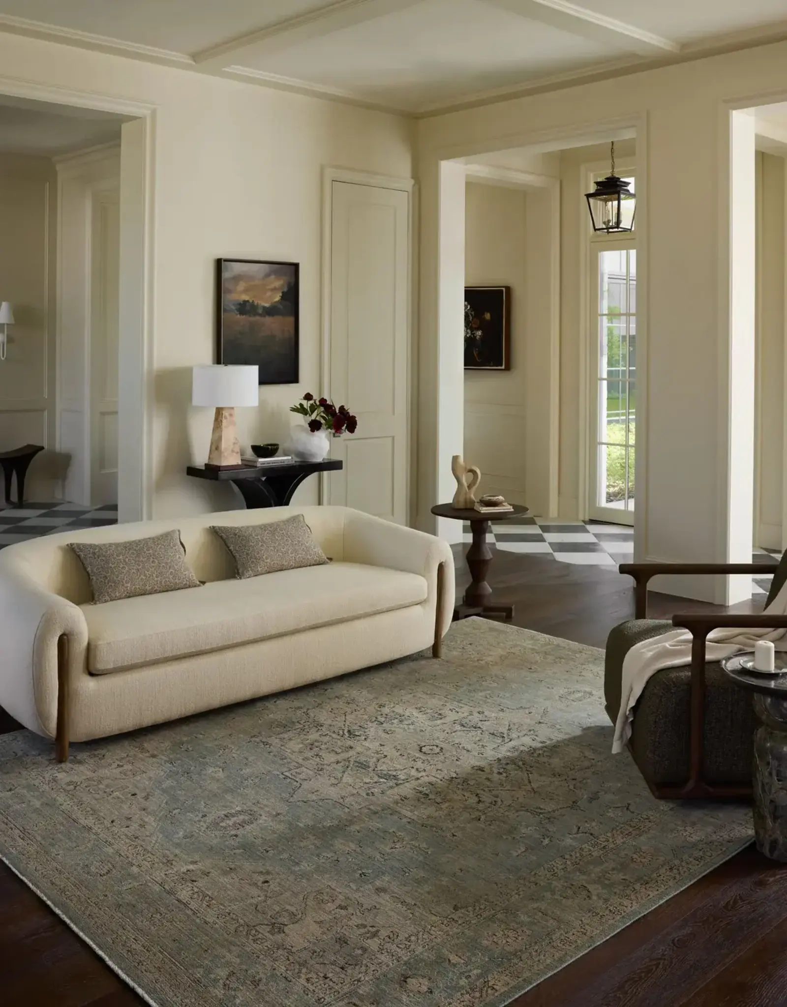 Briar Rug - BRR-01 Sky / Moss